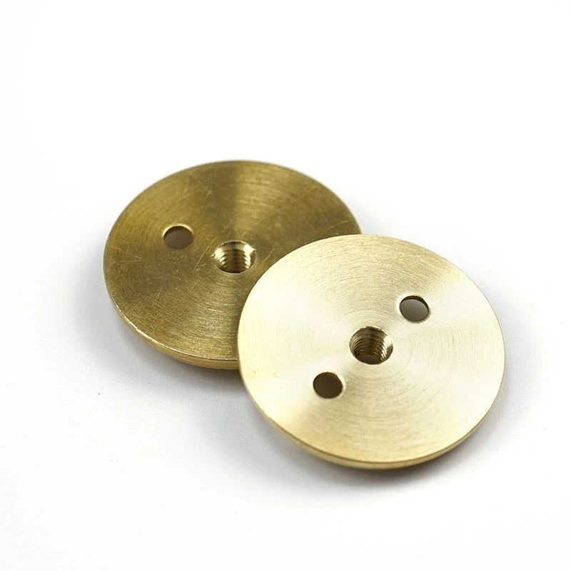 CNC Machininig Brass Female Thread Flange5